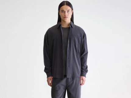 Jops relaxed shirt (252 / M / BLACK SAND)